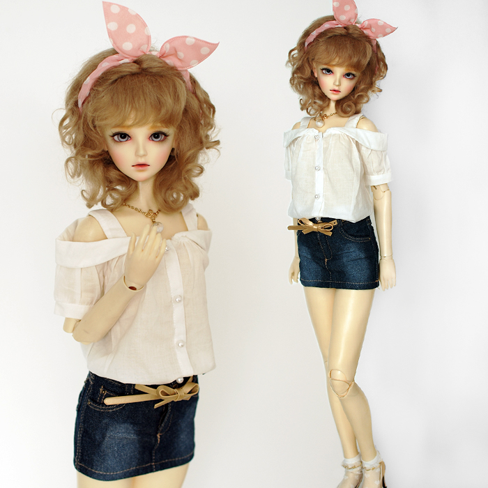 white shirt for 1/4, 1/3 size BJD - Click Image to Close